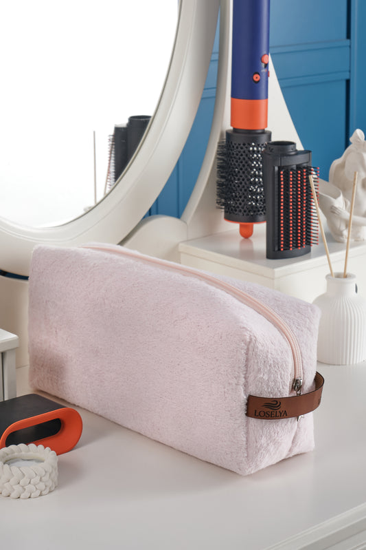 Somon Airwrap Uyumlu Tüm Parçalar Için Çanta Düzleştirici Saç Maşası Çantası Büyük Boy Makyaj Çantası