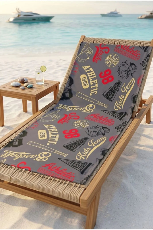 Game Day Gri - Antrasit Plaj Havlusu 70 x 150 cm