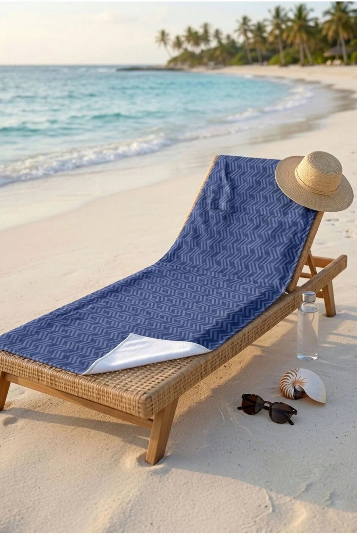 Indigo Peak Lacivert Plaj Havlusu 70 x 150 cm