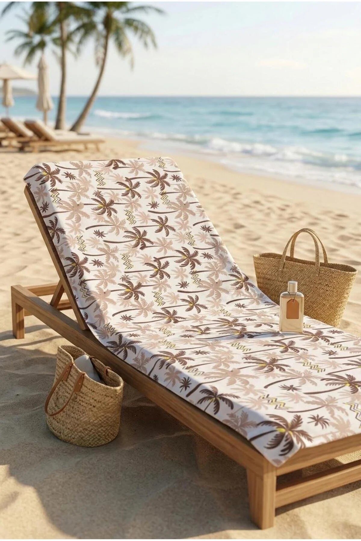 Tropical Breeze Kahverengi Plaj Havlusu 70 x 150 cm